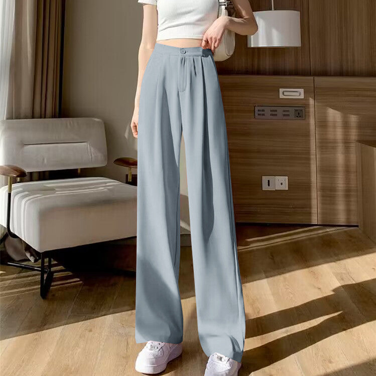 Women's Loose-Fitting Fabric Pants Mune Fashion