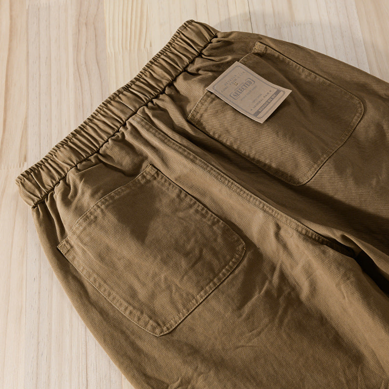 Men's Cargo Jogger Pants with Elastic Waistband and Cuffs Mune Fashion