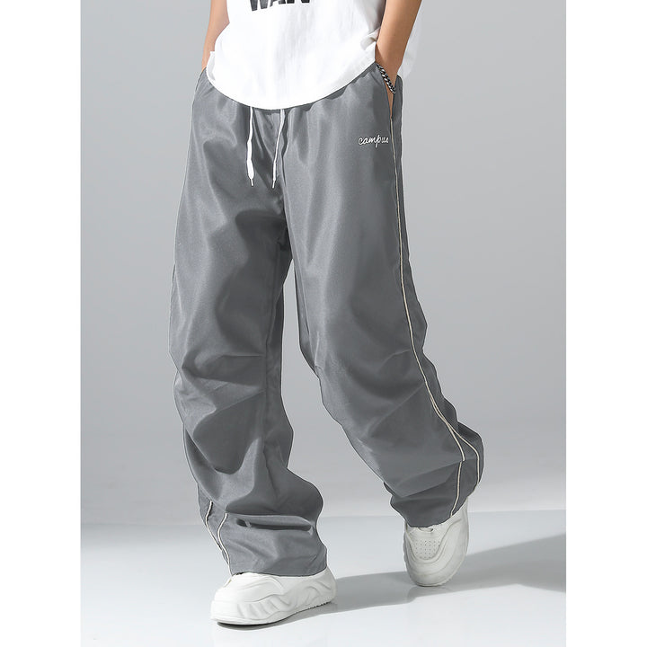 Men Comfortable Leisure and Sports Pants with Elastic Waistband and Side Pockets Mune Fashion