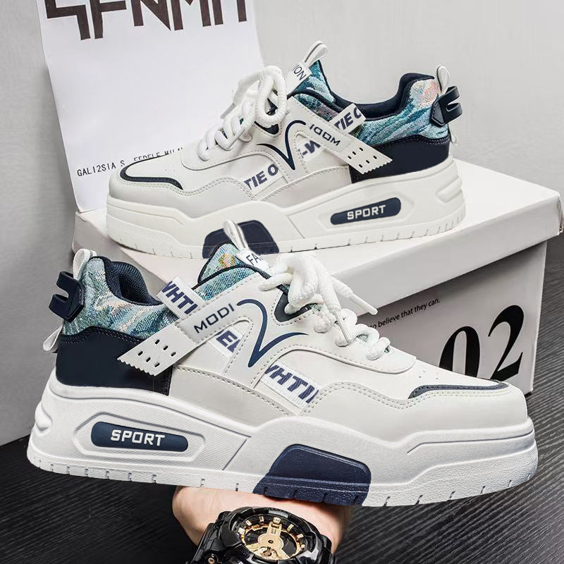 Women's Sporty Chunky Sneakers with Breathable Surface Structure and Cushioning Elements Mune Fashion