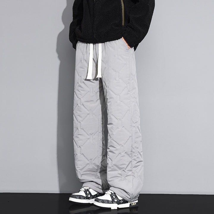 Men's fashionable and comfortable lined sports pants