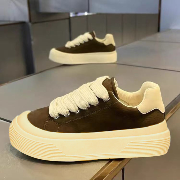 Women's Trendy Sneakers with Reinforced Heel Area and Non-Slip Sole Mune Fashion