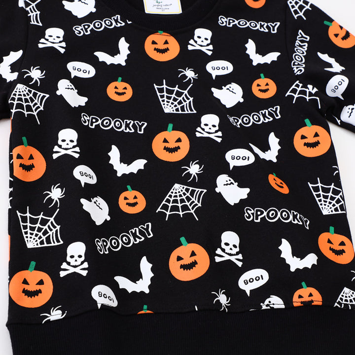 Kids Sweatshirt with spooky Halloween motif Mune Fashion