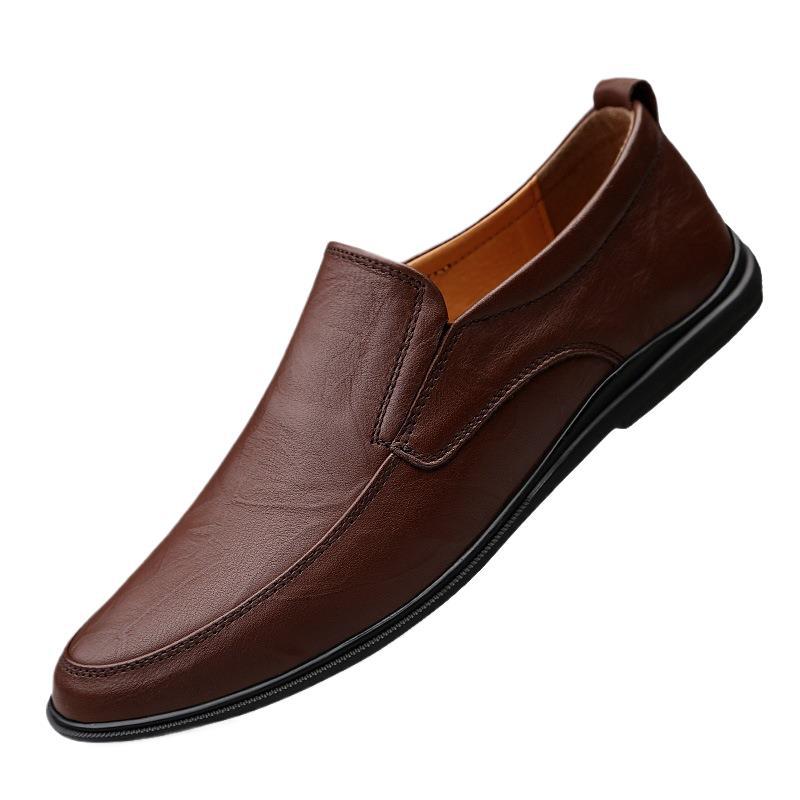 Men's Elegant Slip-On Leather Shoes Mune Fashion 1788175503