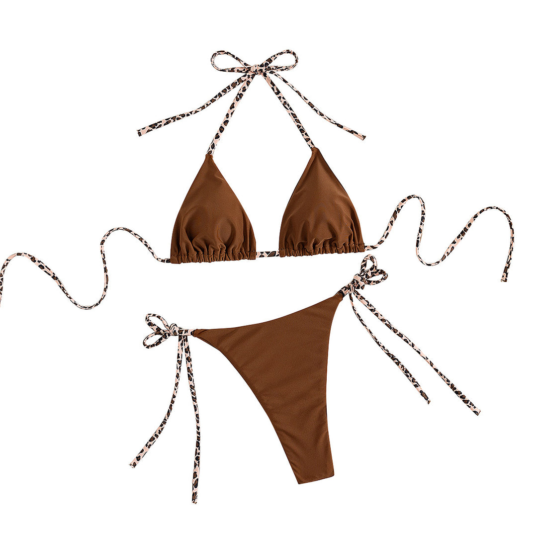 Women's Triangle Bikini with Adjustable Ties Mune Fashion