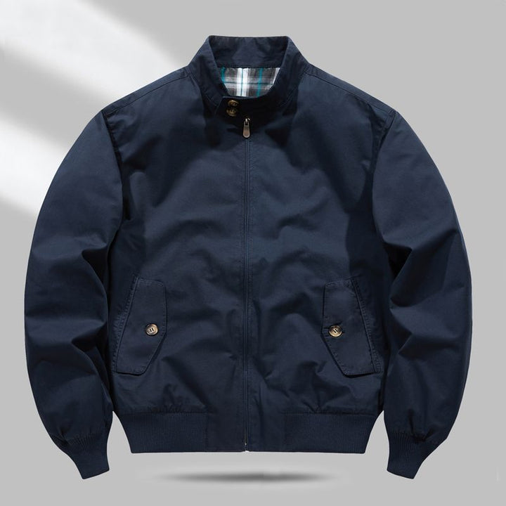 Men's Lightweight Transition Jacket with Checked Lining Mune Fashion
