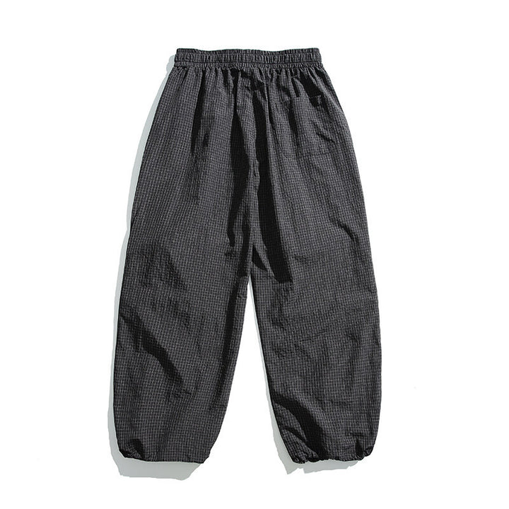 Unisex Lightweight Ripstop Cargo Pants with Multiple Flap Pockets and Elastic Hem Mune Fashion