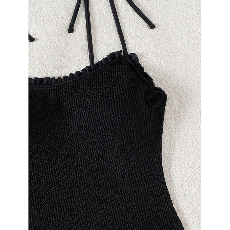 Women's One-Piece Swimsuit with Ruffle Details Mune Fashion
