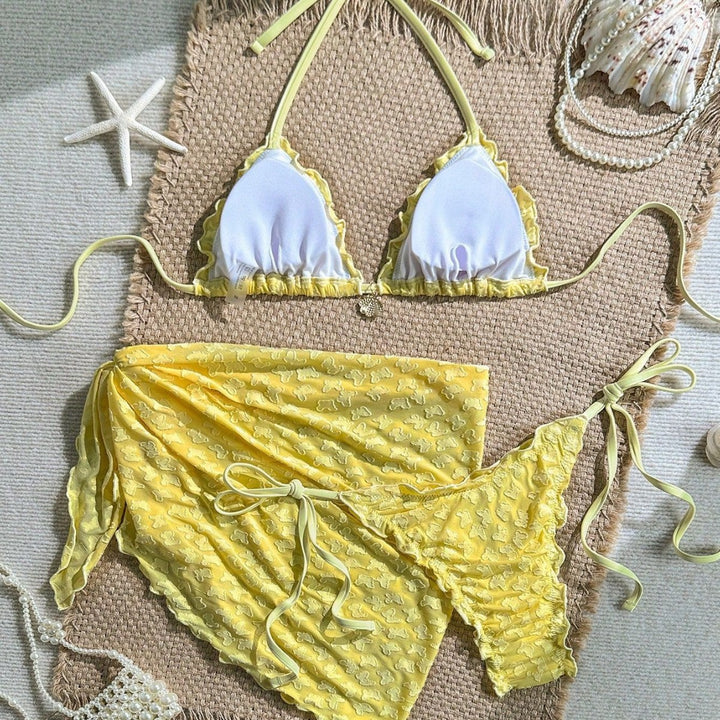 Women's Bikini Set with Ruffles Mune Fashion