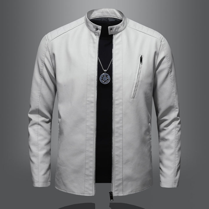 Men's Elegant and Comfortable Leather Jacket Mune Fashion