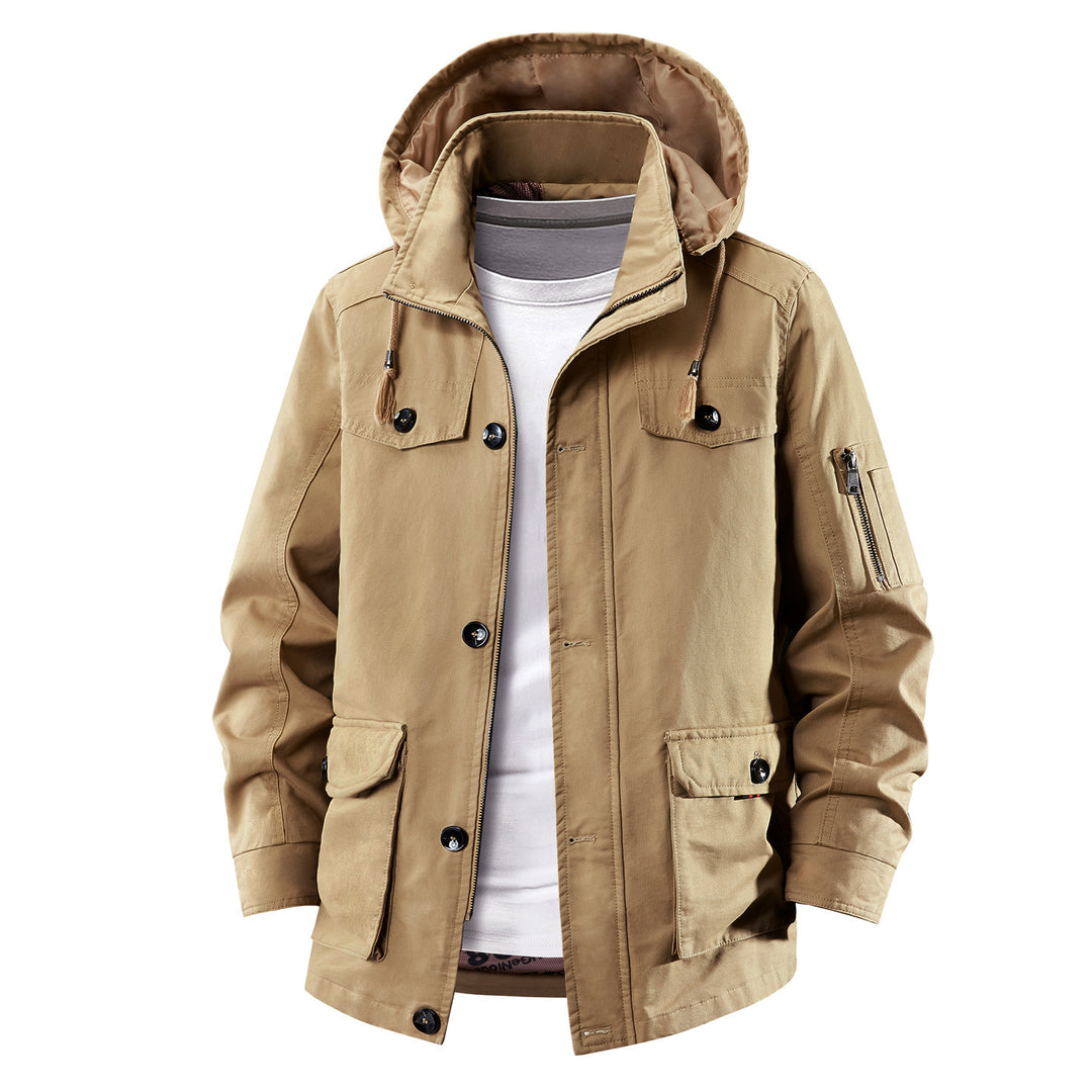 Men's Lightweight Outdoor Jacket with Practical Pockets Mune Fashion