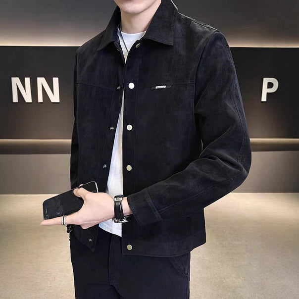 Men's Fashion Faux Leather Jacket Mune Fashion