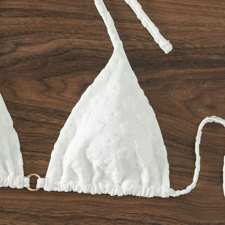 Women's Triangle Bikini with Unique Pattern Mune Fashion