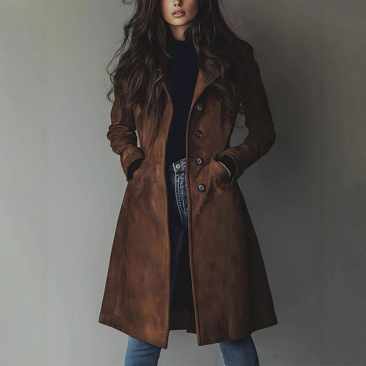 Women Elegant and Stylish Trench Coat Mune Fashion