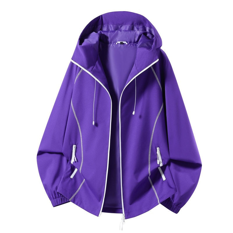 Ladies Lightweight Sports Jacket with Hood Mune Fashion