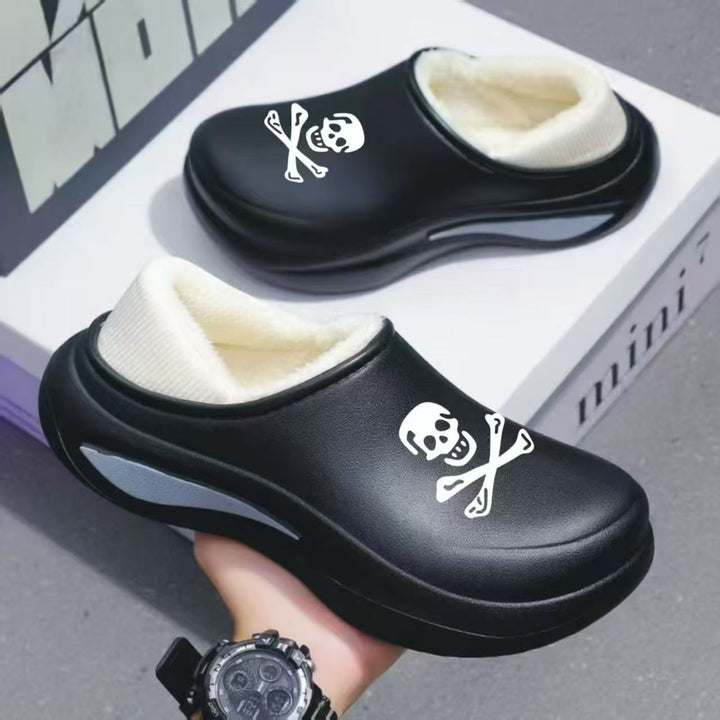 Women's Insulated Comfort Clogs with Teddy Lining and Shock-Absorbing Profile Sole Mune Fashion
