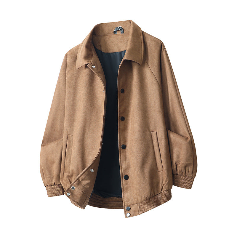 Men's stylish transitional jacket with practical snap button closure Mune Fashion
