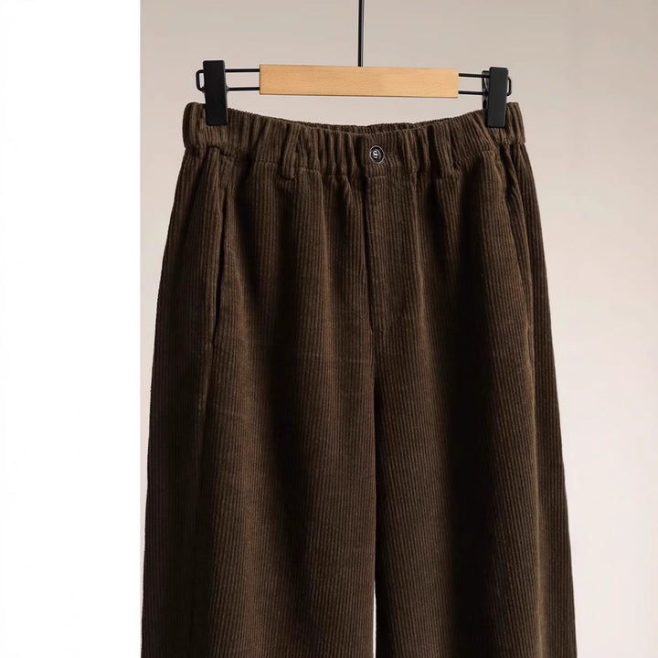 Ladies Stylish, Loose Cord Pants Mune Fashion