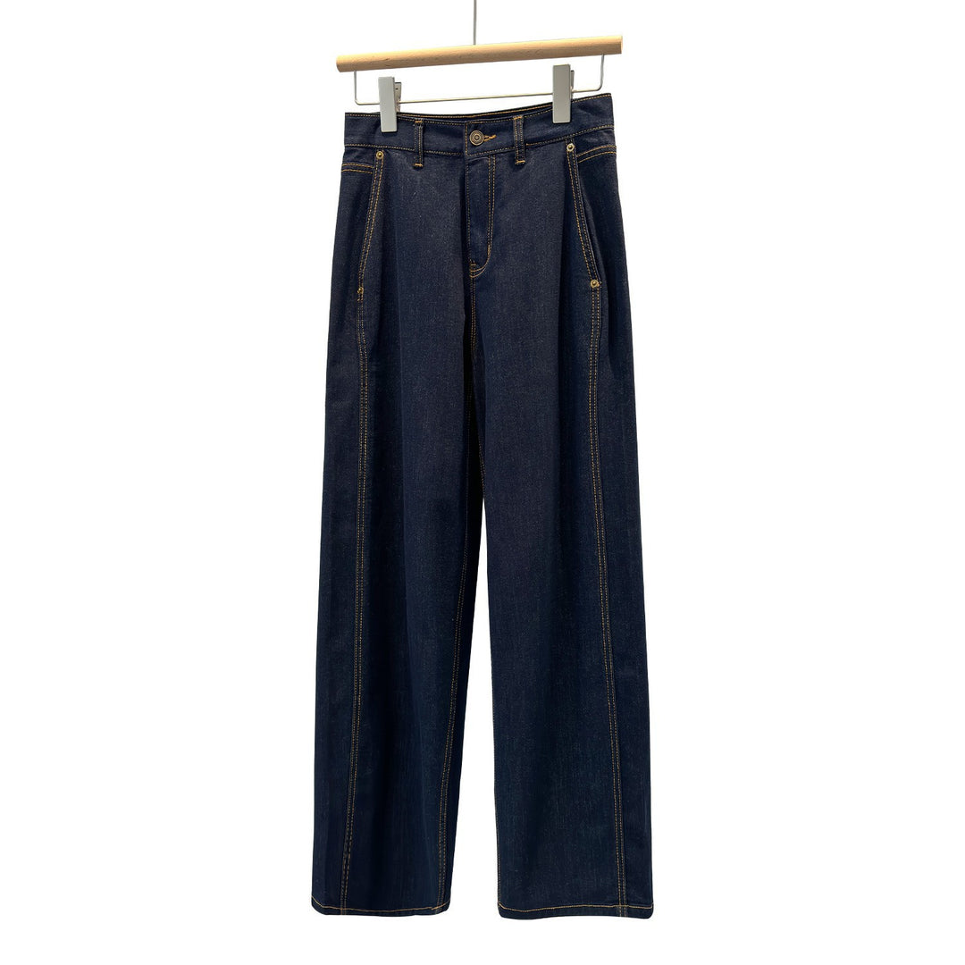 Women's Premium Stretch Denim Fabric Mune Fashion