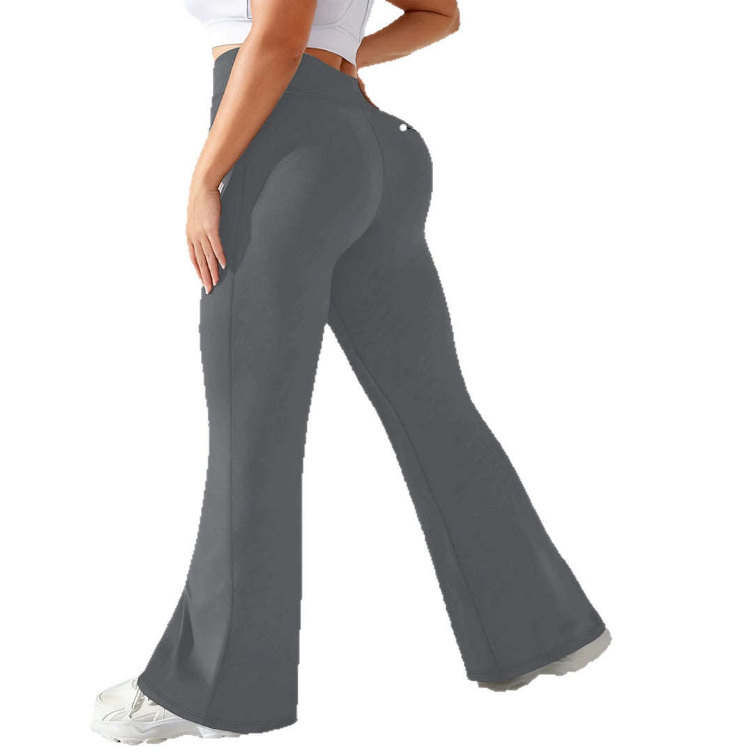 Ladies high-waisted shaping bootcut leggings with tummy control and 4-way stretch Mune Fashion
