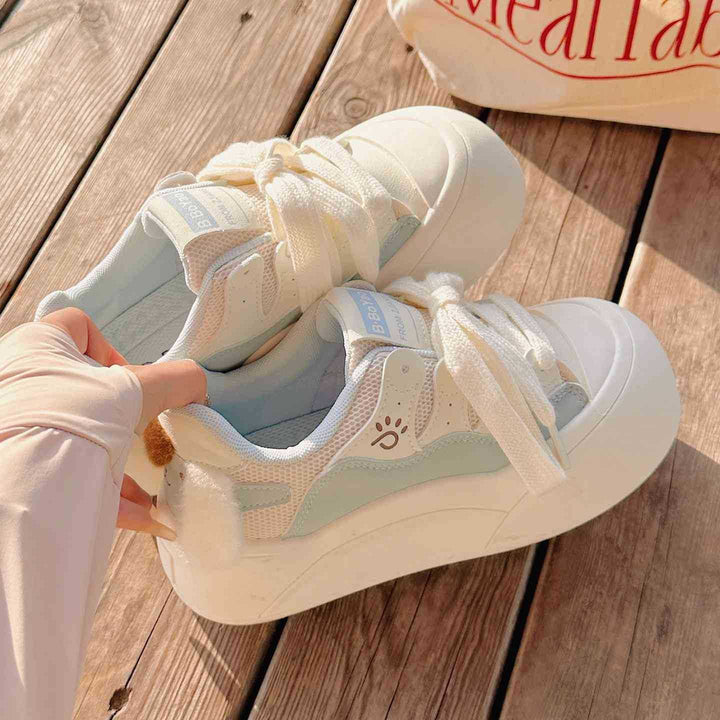 Women's sneakers with playful design and plush details Mune Fashion