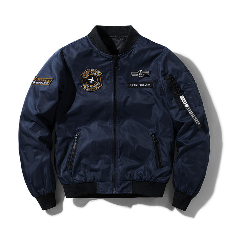 Men's sporty bomber jacket with practical pockets and stylish design Mune Fashion