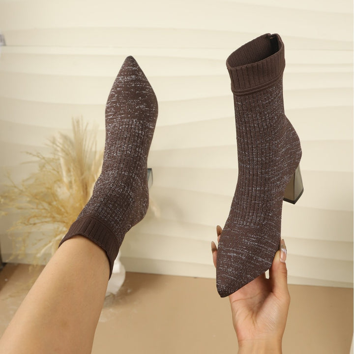 Ladies Elegant Ankle Boots Mune Fashion