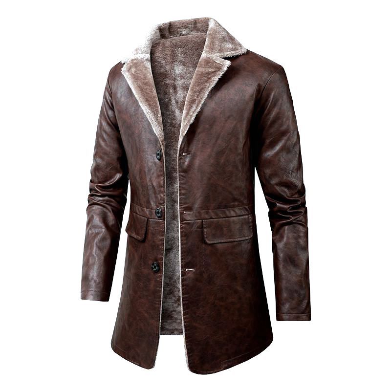Men's Noble Lamb Leather Jacket with Soft Lining Mune Fashion