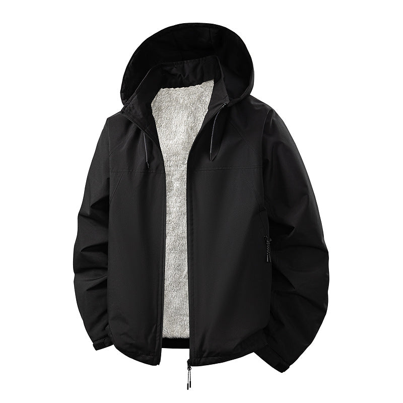 Men's Hooded Jacket with Inner Teddy Lining Mune Fashion