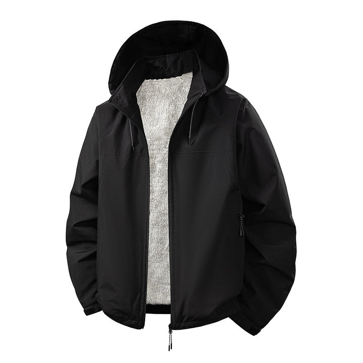 Men's Hooded Jacket with Inner Teddy Lining Mune Fashion