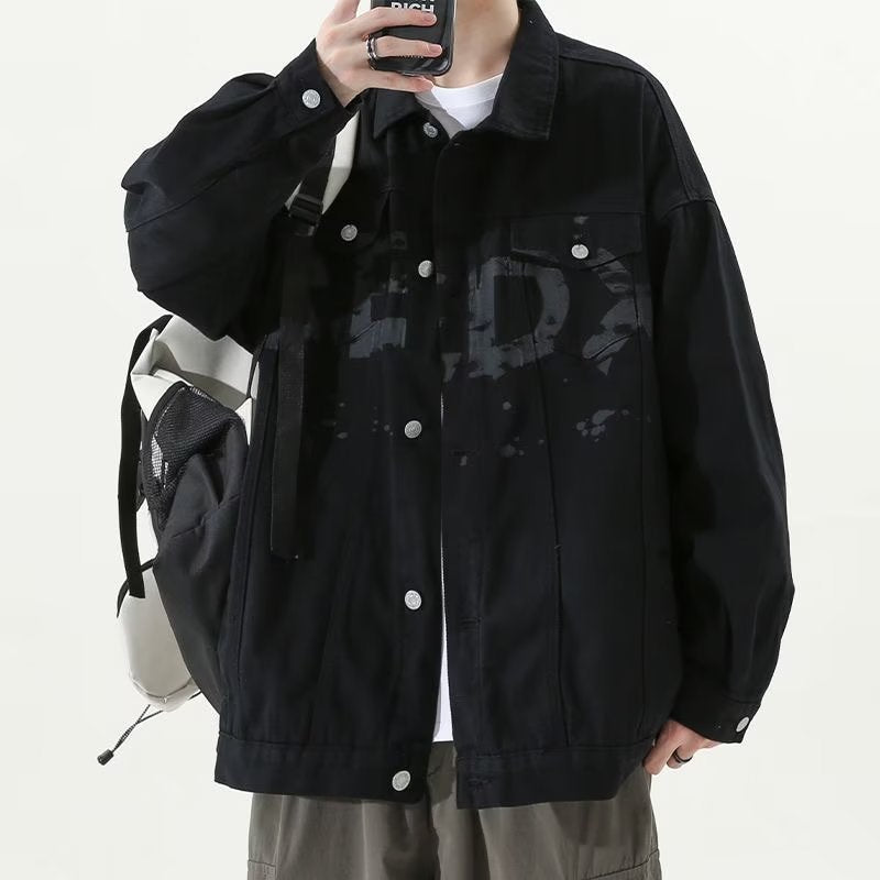 Men's Stylish Denim Jacket with Chest Pockets Mune Fashion
