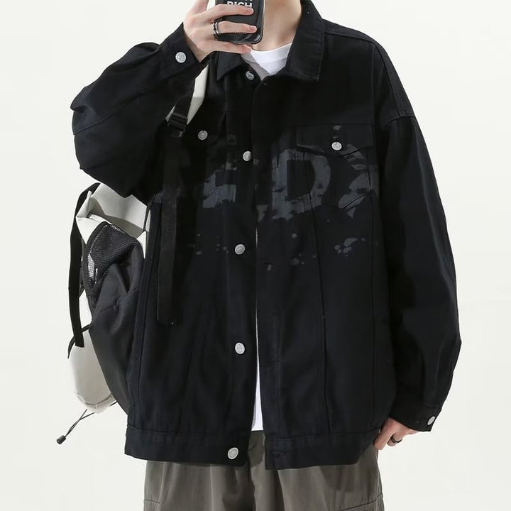 Men's Stylish Denim Jacket with Chest Pockets Mune Fashion
