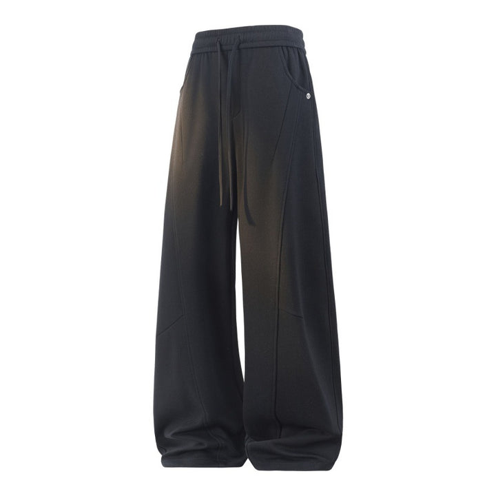 Women Wide Layered Lounge Pants with Cargo Details & Elastic Drawstring Mune Fashion