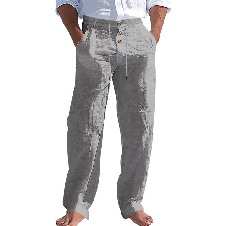 Men's casual pants with high waist and comfortable pockets Mune Fashion