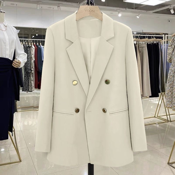 Ladies Stylish Double-Breasted Blazer Mune Fashion