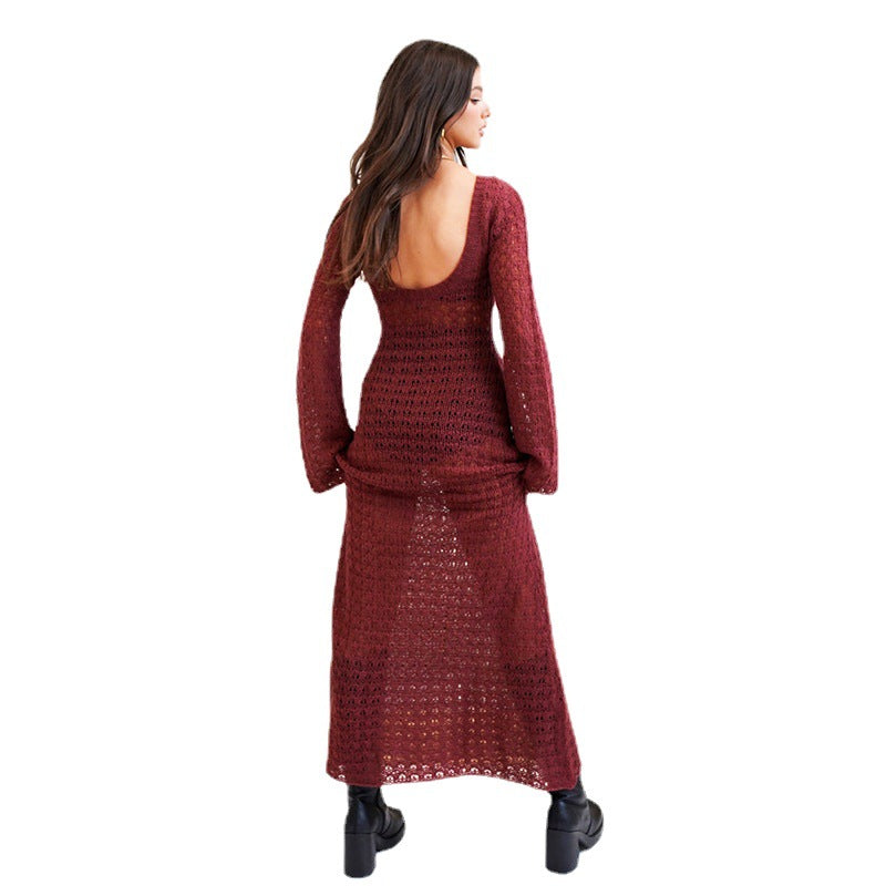 Women’s long, crocheted beach dress Mune Fashion