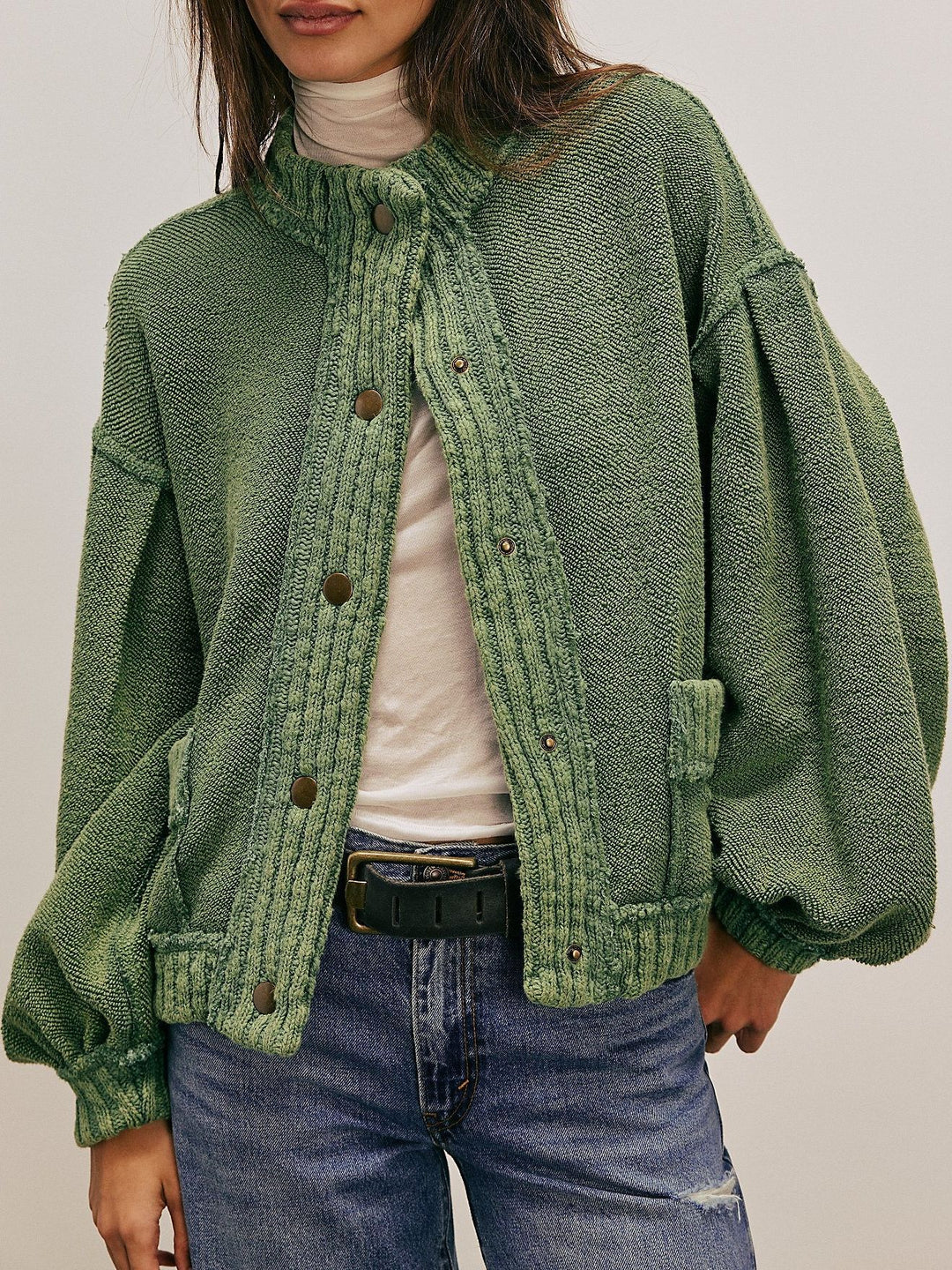 Women's Fashion Cardigan with Button Details