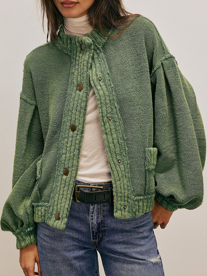 Women's Fashion Cardigan with Button Details