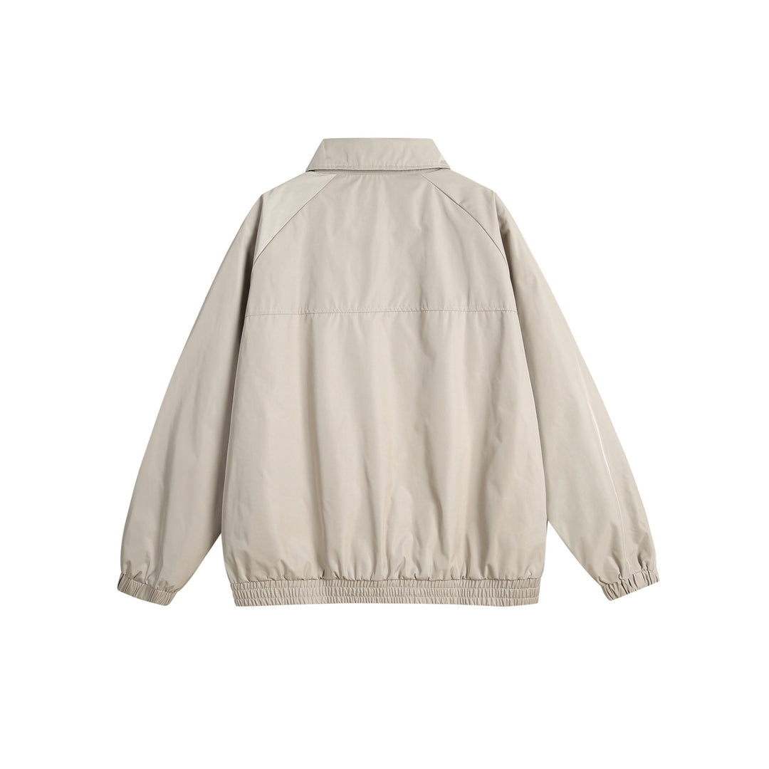 Unisex Boxy Transitional Blouson with Stand Collar and Elastic Hem Mune Fashion