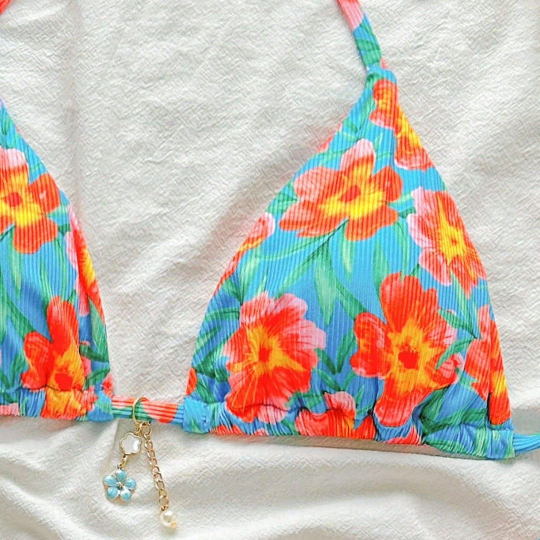 Women's High-Cut Bikini with Side Ties Mune Fashion