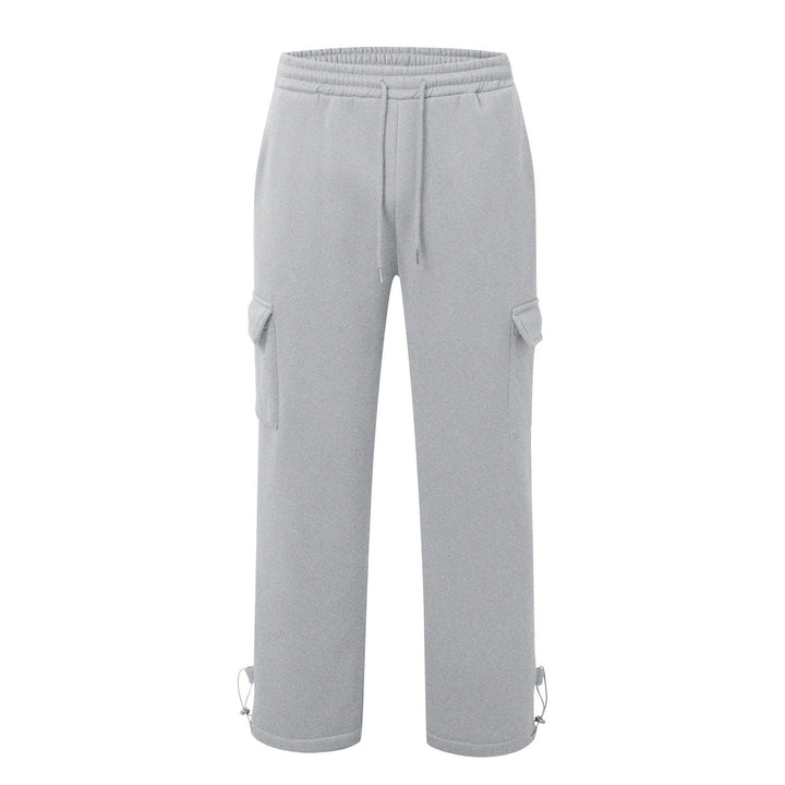 Men's nan cargo jogging pants with elastic waistband, drawstring and adjustable hem Mune Fashion