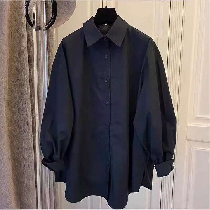 Women's Casual Cotton Blouse with Puff Sleeves Mune Fashion