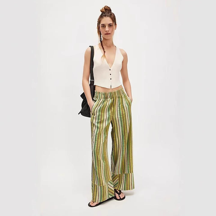 Ladies Fashionable and Casual Summer Pants Mune Fashion