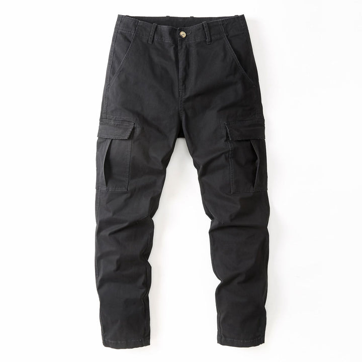 Men's cargo pants with camouflage pattern and multiple utility pockets Mune Fashion