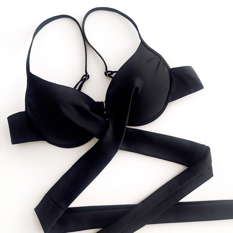 Women's Bikini Set with Elegant Sheer Skirt Mune Fashion