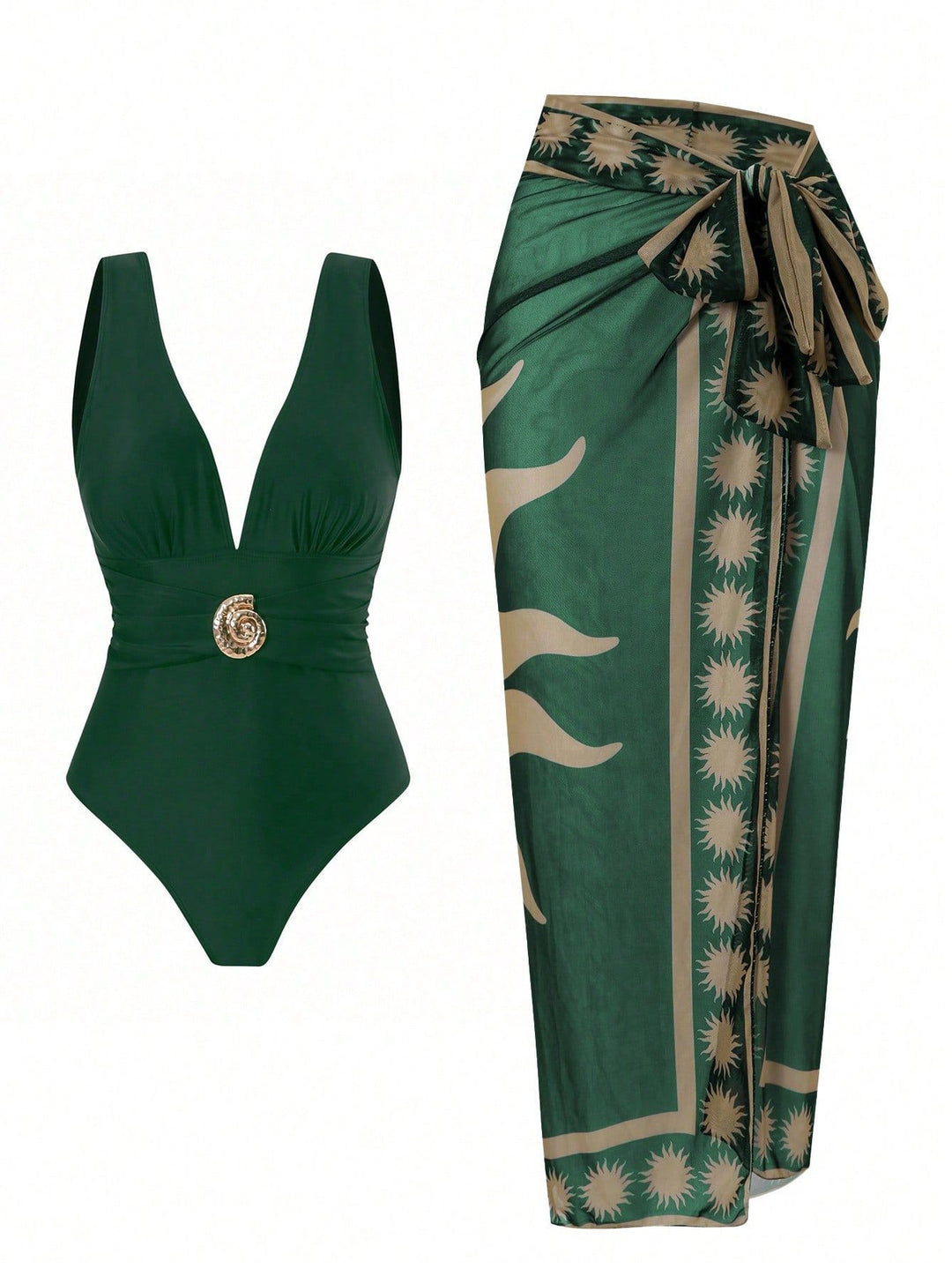 Women’s swimsuit with exclusive wrap skirt Mune Fashion