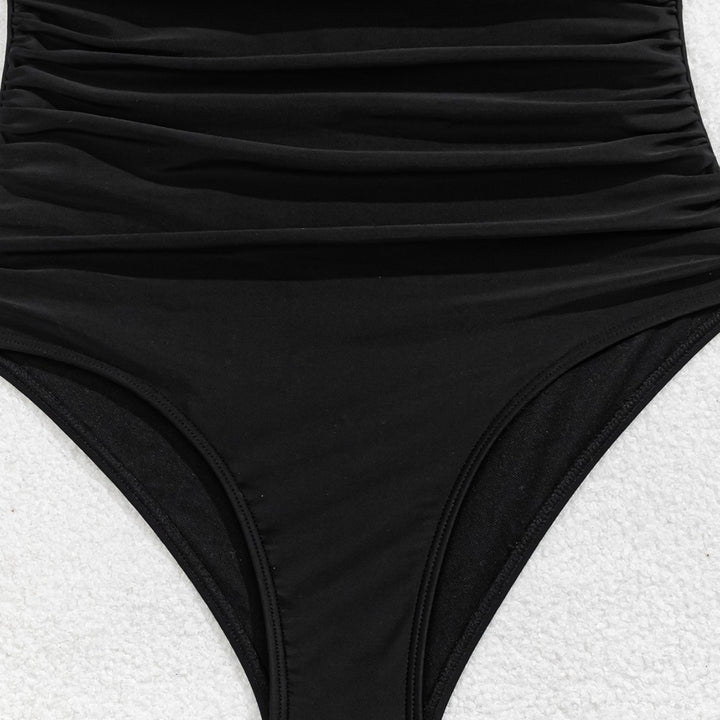 Ladies Elegant Swimsuit with Decorative Cut-Out and Shaping Fit Mune Fashion