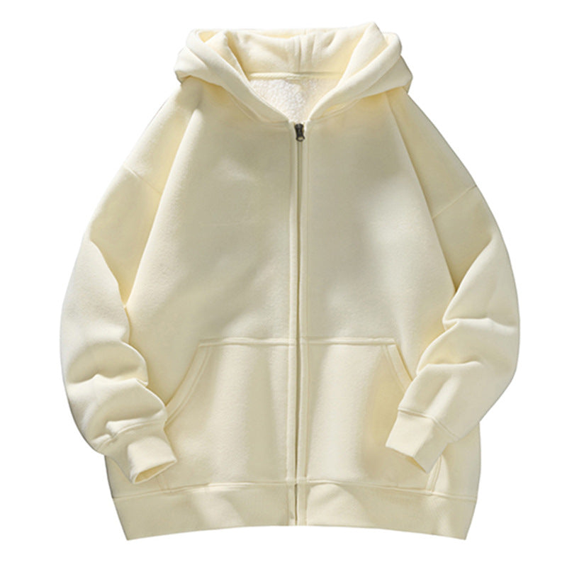Unisex Oversize Hoodie Jacket with Full Zip, Teddy Lining and Kangaroo Pockets Mune Fashion