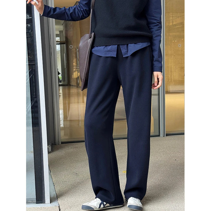 Women's Wide Cut Suit Pants Mune Fashion