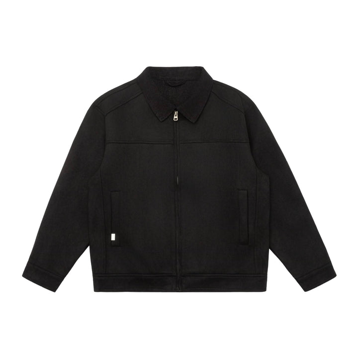 Men's short jacket in canvas workwear style with cord collar Mune Fashion